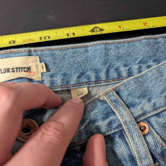 Taylor Stitch Slim Jean in 24-Month Wash Japanese Selvage - Picture 7 of 13